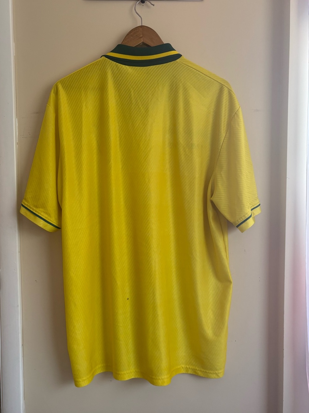Vintage Brazil Cbf Soccer Jersey 94 World Cup Home Kit View 5